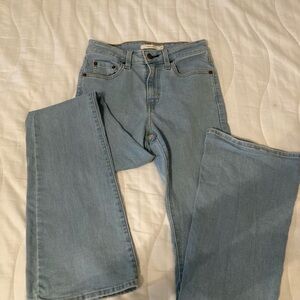 Levi’s 726 Light Blue High Rise Flare Jeans